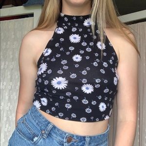 Halter neck crop top